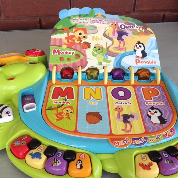 VTech Touch and Teach Sea Turtle Interactive Learning Book - Picture 8 of 12